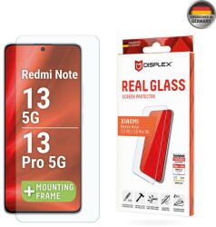 Displex Folie pentru Xiaomi Redmi Note 13 5G / Note 13 Pro 5G / Poco X6 - Displex Real Glass 2D - Clear (KF2324357) - pcone