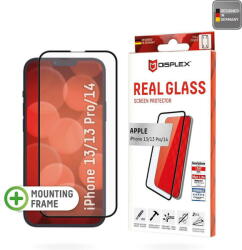Displex Folie pentru iPhone 13 / 13 Pro / 14 - Displex Real Glass Full Cover - Black (KF2324162)