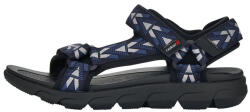 Rieker Sandale barbati, Rieker, 20802-14-Albastru, sport, textil, cu talpa joasa, albastru (Marime: 41)