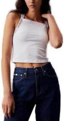 Calvin Klein Jeans Maiouri și Tricouri fără mânecă Femei LOGO ELASTIC STRAPPY J20J223110 Calvin Klein Jeans Alb EU L