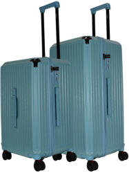 Benzi BZ5790 világoskék 5 kerekű 2 részes bőrönd szett (BZ5790-szett-vilagoskek)