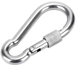  Rugós karabiner csavarbiztosítással DIN 5299/D 5x50 Vz (05299005005000001023)