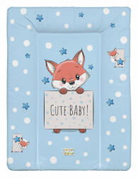  Babastar puha pelenkázó lap 50*70 cm - Kék csillagos róka - babastar