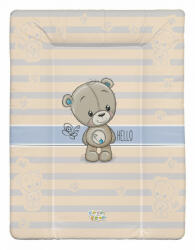  Babastar puha pelenkázó lap 50*70 cm - Kék maci + pillangó - babastar