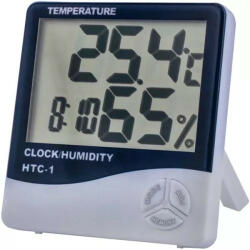 IZOXIS időjárásmérő állomás, óra, hő és páratartalom mérő