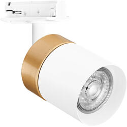 OSRAM TRACKLIGHT SPOT CYLINDER GOLD beltéri sínes spot lámpatest fehér/arany színben, GU10 foglalattal, IP20 védettséggel, 5 év garanciával, 220-240V ( 4058075756687 ) (4058075756687)