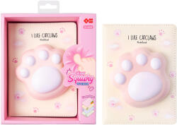 Traders notesz squishy-vel, A5, 128 mintás lap, macskatalp, iigen (IG6058)