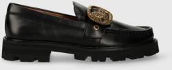 Kurt Geiger London bőr mokaszin Mayfair Chunky fekete, női, platformos, 573000109 - fekete Női 38