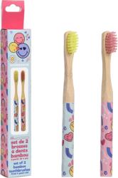 Take Care Set 2 periute de dinti din bambus pentru copii Smiley World, Take Care (42154)