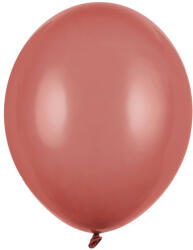 Partydeco Lufi Strong 5" (12cm-es) Latex léggömb, 100db/csomag, Burgundy (LUFI807276)