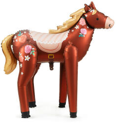 Partydeco Álló lufi, 40 inch 100 cm Ló, csak levegővel tölthető (LUFI207507)