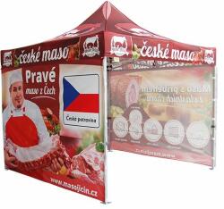 Pártystany-Jičín s. r. o Ollós sátor nyomtatható pavilon 3x3m Alumínium PREMIUM Változat: Ollós sátor nyomtatható pavilon 3x3m Alumínium PREMIUM