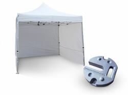  Ollós Party sátor 3x3m ALU Premium + nehezék Változat: Ollós Party sátor 3x3m ALU Premium 4db ablak nélküli oldal + nehezék 4db