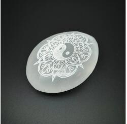 R. M. ékszer Ásványok Szelenit szappan yin yang mandala 6-7cm (109720)
