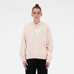 New Balance NB French Terry Stacked Logo Hoodie , Roz , S