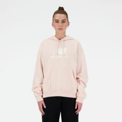 New Balance NB French Terry Stacked Logo Hoodie , Roz , M