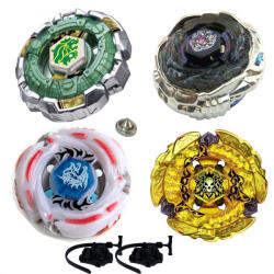  Pachet titirezi 4D MIX1 4 buc + 2 lansatoare + 1 varf metalic: BB106 Fang Leone, BB88 Meteo L-Drago, BB99 Hell Kerbecs, BB122 Diablo Nemesis (P4BB1MIX2LA)