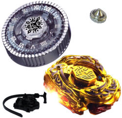  Pachet titirezi 4D BB104 Basalt Horogium fara lansator + 3013H L-Drago Gold DF105LRF cu lansator si varf metalic (PBH104LDG)