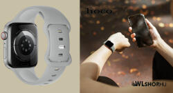 hoco Apple Watch-hoz 38/40/41mm, óraszíj, Hoco, Flexible szilikon szíj WA15 - Szürke (WA1538-0G)