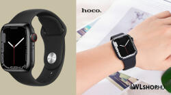 hoco Apple Watch-hoz 38/40/41mm, óraszíj, Hoco, Flexible szilikon szíj WA01 - Fekete (WA0138-01)
