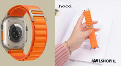 hoco Apple Watch-hoz 38/40/41mm, Hoco, Original, szövet szíj, alpine loop WA13 - Narancs (WA1338-07)