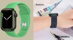 hoco Apple Watch-hoz 38/40/41mm, óraszíj, Hoco, Flexible szilikon szíj WA01 - Világos zöld (WA0138-V06)