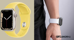 hoco Apple Watch-hoz 38/40/41mm, óraszíj, Hoco, Flexible szilikon szíj WA01 - Világos sárga (WA0138-V0Y)