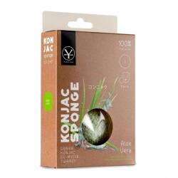Yasumi Konjac Sponge For Face Wash With Aloe Vera For Dry And Sensitive Skin Гъби за лице унисекс 20gr