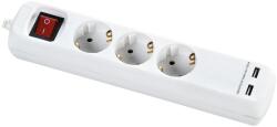 Bachmann 3 Plug + 2 USB 3 m Switch (387.203)