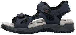 Rieker Sandale barbati, Rieker, 26955-14-Albastru-Inchis, sport, piele ecologica, cu talpa groasa, albastru inchis (Marime: 41)