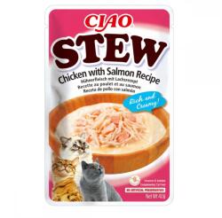 Inaba Foods Ciao Churu Stew Plic Pentru Pisici cu Pui si Somon, 40 g
