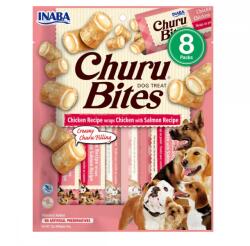 Inaba Foods Churu Bites Recompense pentru Caini cu Pui si Somon, 8 x 12 g