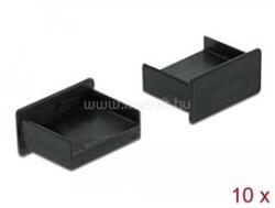 Delock Porvédő USB-A típusú kimenethez fogantyú nélkül 10 darab fekete (DL64102) (DL64102)