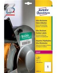 AVERY L7917-10 210x297mm ultra ellenálló 10db-os etikett (AVERY_L7917-10) (AVERY_L7917-10)