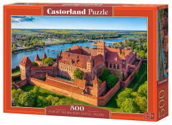 Castorland 500 db-os puzzle - Kilátás a Malborki kastélyra (B-54039) (B-54039)