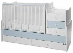 Lorelli Mobilier, Maxi Plus, 70x160 cm, transformabil, White Baby Blue (10150580039)