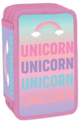S-Cool Penar echipat S-COOL SC2457, 3 fermoare, 39 piese, Unicorn (SC2457) Penar
