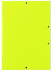 DONAU Gumis mappa DONAU A/4 karton sárga UFEP11G (UFEP11G)