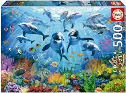Educa Puzzle Educa din 500 de piese - Petrecere sub mare (EDU19901) Puzzle