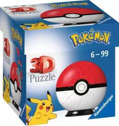 Ravensburger 3D Puzzle Ravensburger din 54 de piese - Pokemon: Pokeball (11256)