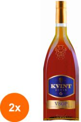 Kvint Set 2 x Coniac Kvint Divin 6 Ani VSOP, 40% Alcool, 0.7 l (ORP-2xMDV-8004)