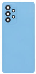 Samsung A536 Galaxy A53 5G akkufedél (hátlap) kamera lencsével és ragasztóval, kék (utángyártott)