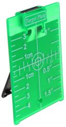  Mágneses céltábla - zöld, támasztó lábbal. 10.5 cm x 7.4 cm (celt-lz)