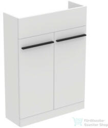 Ideal Standard I. Life S 60x21 cm-es 2 ajtós álló szekrény mosdó és fogantyú nélkül, matt fehér T5298DU (T5298DU)