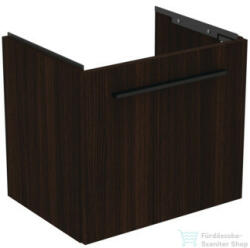 Ideal Standard I. Life S 50x37, 5 cm-es 1 fiókos fali szekrény mosdó és fogantyú nélkül, Coffee oak T5290NW (T5290NW)