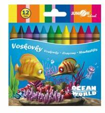 Junior Bețișoare de ceară 12 buc Ocean World