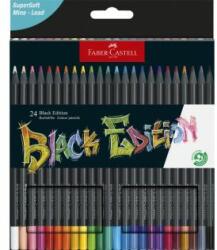 Faber-Castell Creioane colorate Faber Castell Black Edition, 24 buc