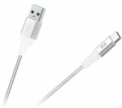 Rebel Cablu Usb - Usb Tip C Rebel 100 Cm Alb (rb-6001-100-w) - global-electronic
