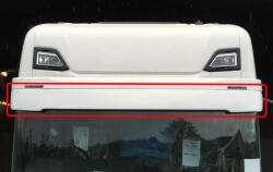Scania S széria napellenző alsó rész 28cm FEHÉR