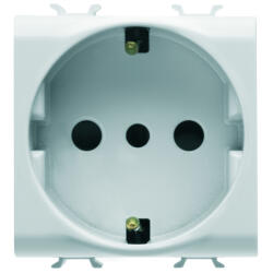 Gewiss Priza schuko standard italian german 2M Gewiss Chorus alb satinat MAT GW15205 (GW15205)